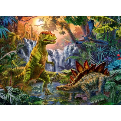 Ravensburger-12888 Pièces XXL - L'oasis des Dinosaures