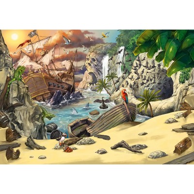 Ravensburger-12954 Exit Puzzle Kids - Pirates Adventure