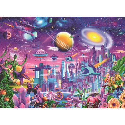 Ravensburger-13291 Pièces XXL - Cosmic City