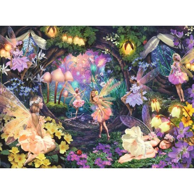 Ravensburger-13293 Pièces XXL - Color Star - Luminous Forest Fairies