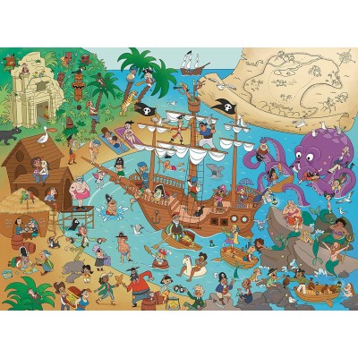 Ravensburger-13349 Pièces XXL - La baie des pirates