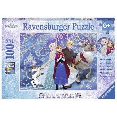 Ravensburger-13610 Pièces XXL - La Reine des Neiges - Pièces Glitter