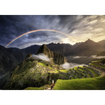 Ravensburger-15158 Arc-en-Ciel sur Machu Picchu, Pérou
