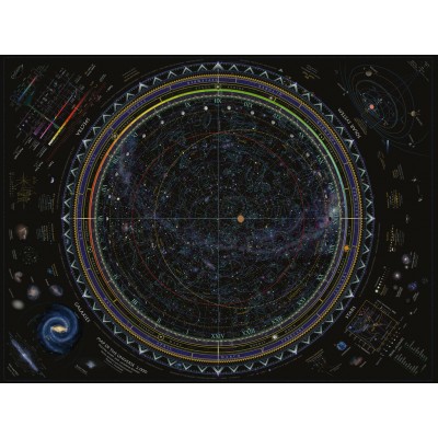 Ravensburger-16213 Carte de l'Univers