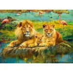 Ravensburger-16584 Lions dans la Savanne