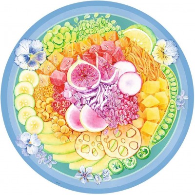Ravensburger-17351 Circle of Colors - Poke bowl
