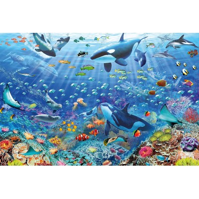 Ravensburger-17444 Monde Sous-Marin Coloré