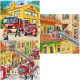 3 Puzzles - Les pompiers au travail