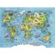 Pièces XXL - Carte du Monde en Allemand