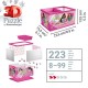 Puzzle 3D - Boite de Rangement - Barbie