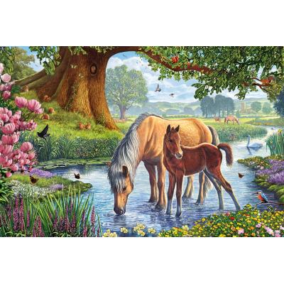 Schmidt-Spiele-56161 Chevaux dans le Ruisseau