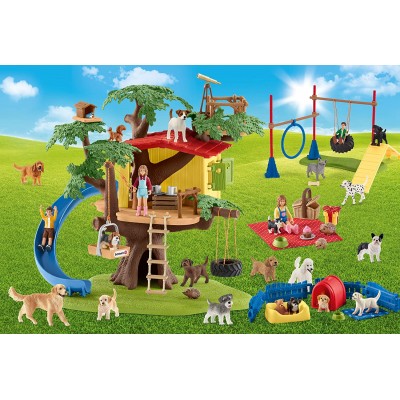 Schmidt-Spiele-56403 Farm World Happy Dogs