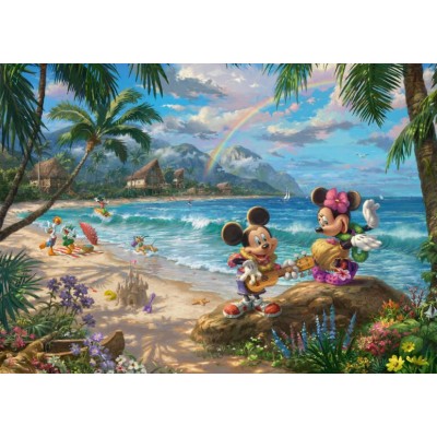 Schmidt-Spiele-57528 Mickey et Minnie sur Hawaii