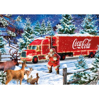 Schmidt-Spiele-57598 Coca Cola - Camion de Noel