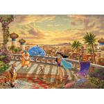 Schmidt-Spiele-58032 Disney - Jasmine - Danse dans le Désert au Coucher du Soleil