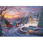 Schmidt-Spiele-58035 Disney - Cendrillon - Le sapin de Noël