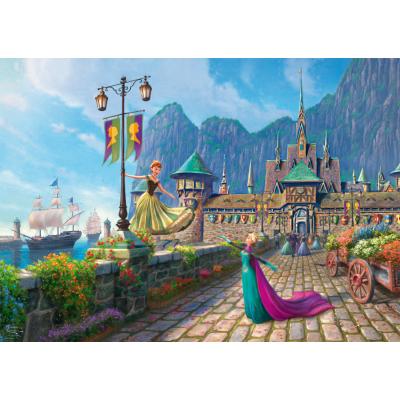 Schmidt-Spiele-58042 Disney La Reine des Neiges - La Fête à Arendelle