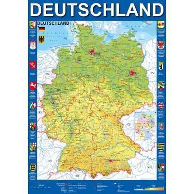 Schmidt-Spiele-58287 Carte de l'Allemagne