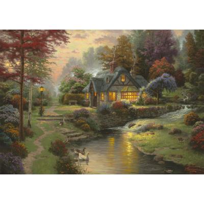 Schmidt-Spiele-58464 Thomas Kinkade : Soirée paisible
