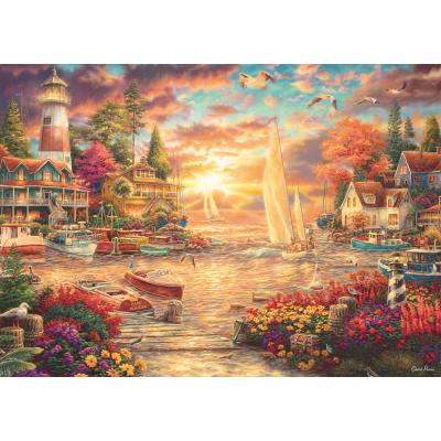 Schmidt-Spiele-58554 Chuck Pinson - Matin sur le Lac