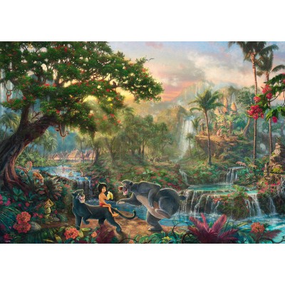 Schmidt-Spiele-59473 Thomas Kinkade - Le Livre de la Jungle
