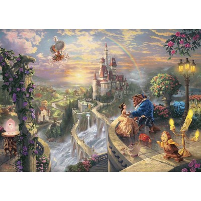 Schmidt-Spiele-59475 Thomas Kinkade - Disney, La Belle et la Bête