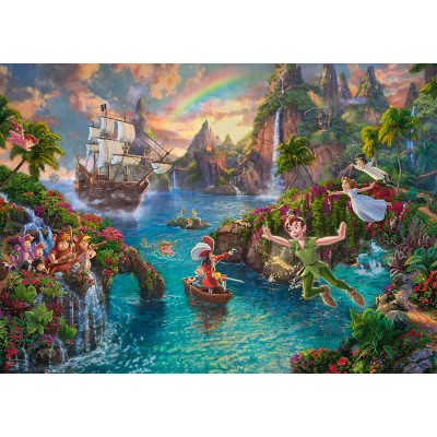 Schmidt-Spiele-59635 Thomas Kinkade, Disney - Peter Pan