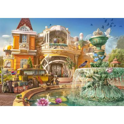 Schmidt-Spiele-59973 Secret Puzzle - June's Journey - Orchidées