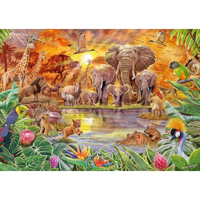 Schmidt-Spiele-59982 Les animaux d'Afrique