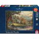 Thomas Kinkade : Idylle au bord de la rivière