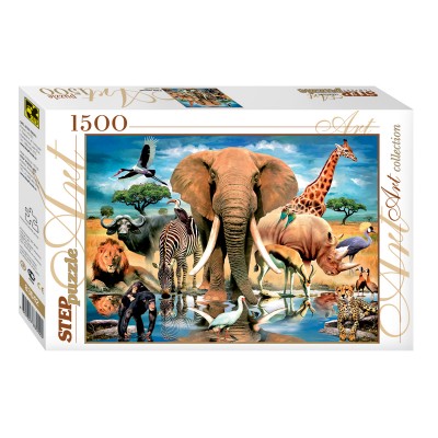 Step-Puzzle-83042 Animaux Sauvages Africains