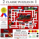 Sunsout-10162 Irv Brechner - Puzzle Combo: Riding the Rails