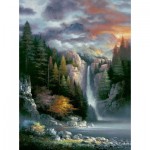 Sunsout-18091 James Lee - Misty Falls