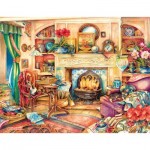 Sunsout-23447 Kim Jacobs - Fireside Embroidery