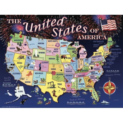 Sunsout-37266 Greg and Company - United States Map