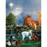 Sunsout-60414 Pièces XXL - Country Christmas