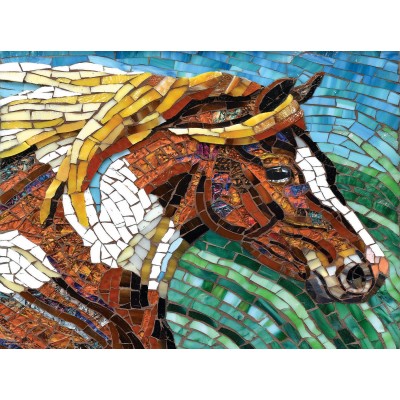 Sunsout-70701 Cynthie Fisher - Stained Glass Horse