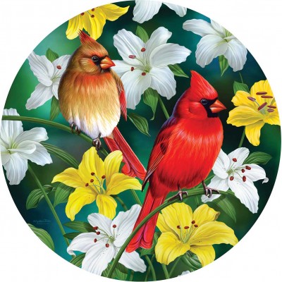 Sunsout-70965 Pièces XXL - Cardinals in the Round