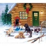 Sunsout-73410 Jim Killen - Christmas at the Cabin