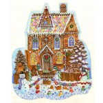 Sunsout-97179 Wendy Edelson - Gingerbread House