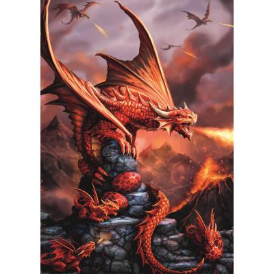Trefl-10900 Collection Fantasy : Dragon de Feu