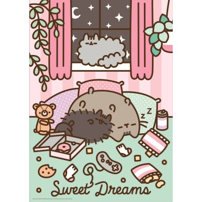 Trefl-12080 Pusheen - Monde Fluide Pusheen
