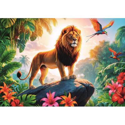 Trefl-13329 Roi de la Jungle