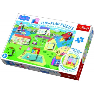 Trefl-14274 Flip-Flpa Puzzle - Peppa Pig