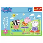 Trefl-21124 MiniMaxi Puzzle - Peppa Pig