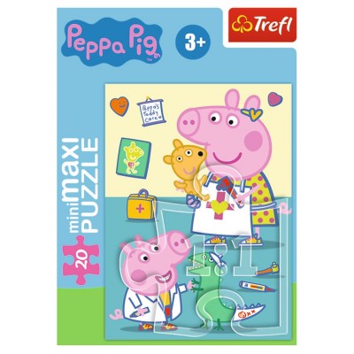 Trefl-21127 MiniMaxi Puzzle - Peppa Pig