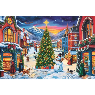 Trefl-23104 Village De Noël