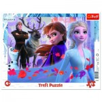 Trefl-31345 Puzzle Cadre - La Reine des Neiges