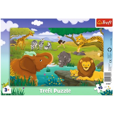Trefl-31357 Puzzle Cadre - Savane