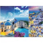 Trefl-33073 Vacances en Grèce